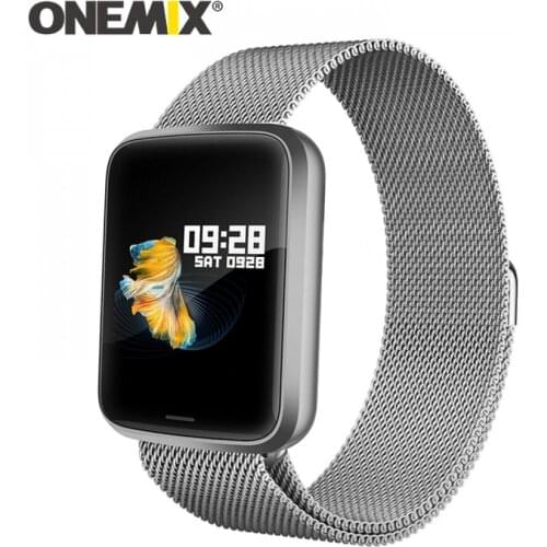 ONEMIX Men Smart Watch for Women Smart Bracelet Band With Heart Rate Monitor Blood Pressure Fitness Tracker Bluetooth Wristband