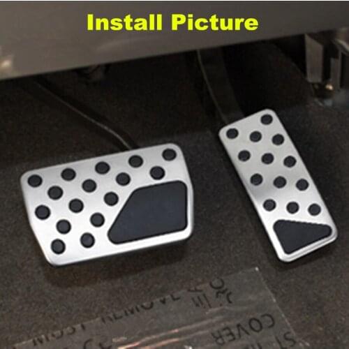 Genuine Pedals Accessories Kit For Jeep Compass Patriot Renegade Cherokee Grand Cherokee Anti-slip Pedal Pads Car Styling Cover