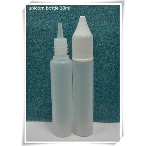 Plastic bottle manufacturing plant PE10ml unicorn bottle e juice bottle 2000pcs/lot