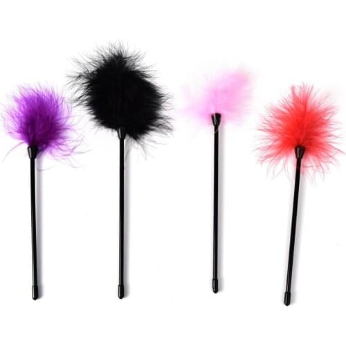 Feather Tickler Kinky Naughty Bondage Fancy Dress Whip Spanking Aid Toy Intimates Accessories For Couple Gift