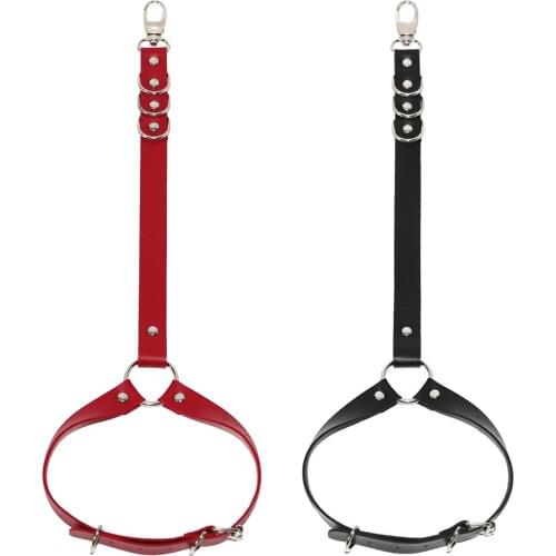 Women Fashion Street Punk Rock Handcrafted Leather Garter Belt Waist Thigh High Suspenders Straps Shorts Jeans Belt