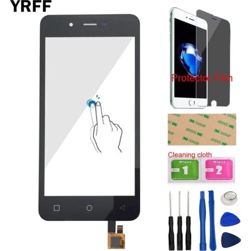 4.7'' Touch For Micromax Canvas Spark Q380 Front Touch Screen Digitizer Panel Glass Lens Sensor Tools + Protector Film Adhesive