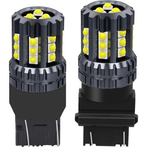 2PCS T20 W21W WY21W 7440 W21/5W 7443 T25 3157 P27/7W 3156 P27W Super Bright LED Bulbs Auto Brake Light Car Backup Reverse Lamps