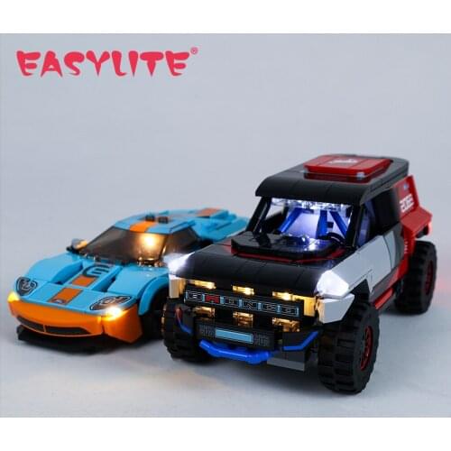 LED Light Set For Speed Champions 76905 Ford GT Heritage Edition and Bronco R Only Lighting Kit Not Include Model
