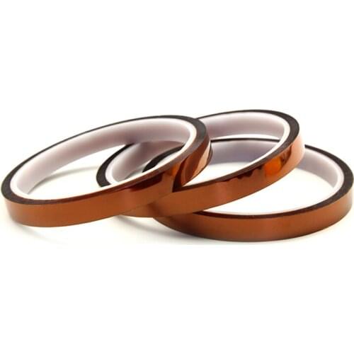 Golden Color High Temperature Resistant Tape 300 Degree Polyimide Adhesive tape 10MM 15MM 20MM RC Parts Accessories