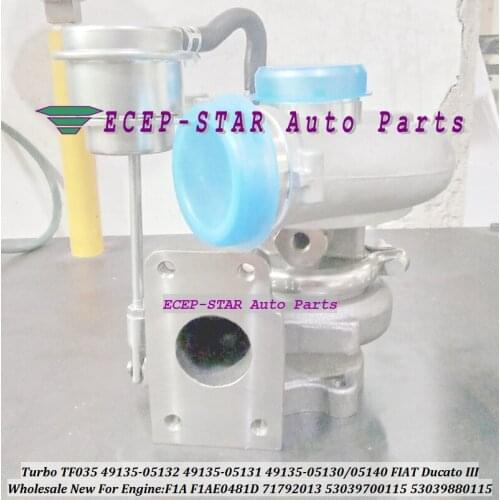 Turbo TF035 49135-05132 49135-05131 49135-05130 49135-05140 53039880115 53039700115 For FIAT Ducato III F1A F1AE0481D 71792013
