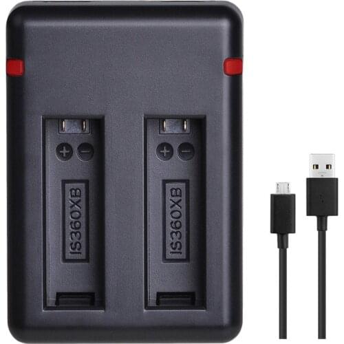 Insta360 Battery Replacement USB Dual Charger For Insta360 One X Battery Charger Micro And Type-c Power Invisible Accessories