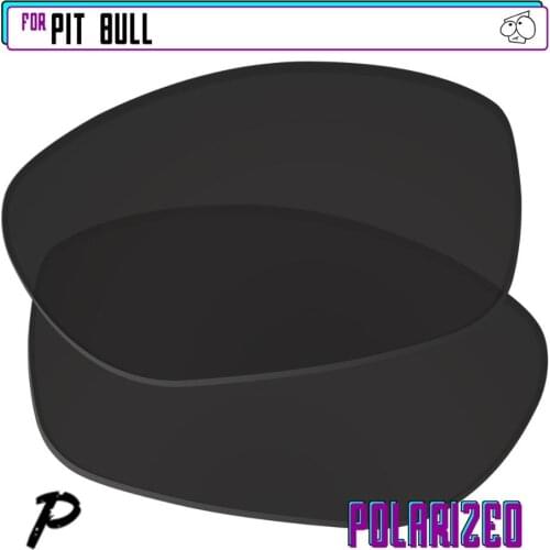EZReplace Polarized Replacement Lenses for - Oakley Pit Bull Sunglasses - Black P