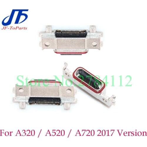 10Pcs Charging Port flex for Samsung Galaxy A320 A520 A720 2017 A3 A5 A7 Type Micro USB Connector Micro USB Socket Replacement