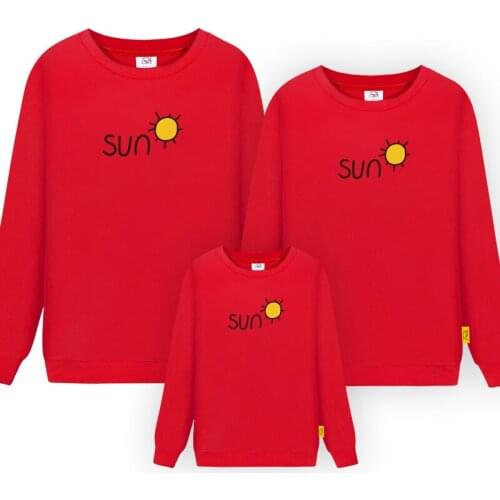 Family mother daughter dresses family looks clothes t shirt sweatshirt mommy and me Baby Girls boys winter jacket clothing