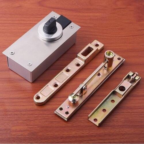 1 Set of Door Hinge 400KG Heavy-duty Door Pivot 360 Degree Revolving Door Hinge Door Pivot Hinge Upper and Lower Hinge CH