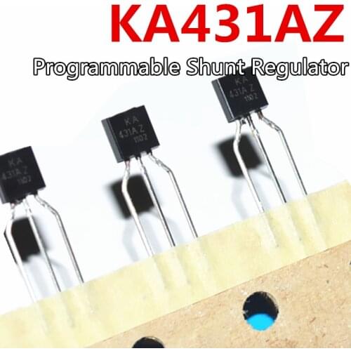 10pcs KA431AZ TO92 KIA431 TO-92 voltage reference chip Programmable Shunt Regulator