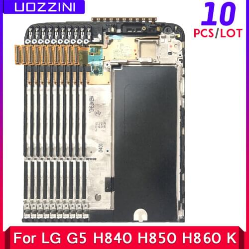 10 Pieces/Pcs Wholesale For LG G5 H850 H840 H860 5.3" LCD Display Touch Screen With/No Frame Digitizer Replacement For LG G5 LCD