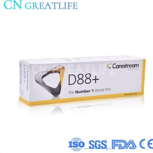 100pcs/box Quick Developing High Definition X Ray Film Kodak D88+ Dental X-ray Film X-ray Films
