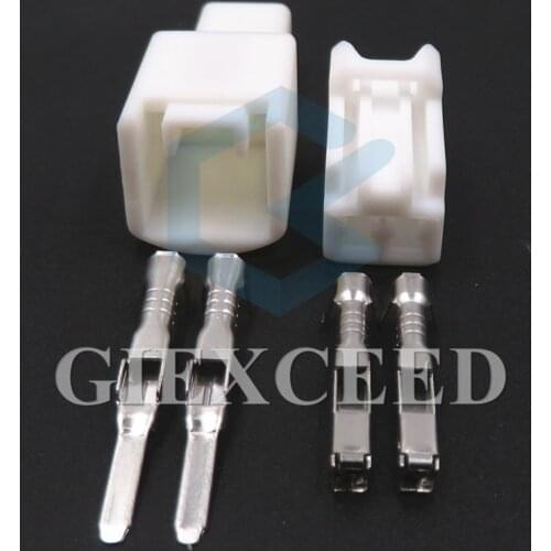 2 Sets 2 Pin Automotive Wiring Connector Auto 12498 Cigarette Lighter Wire Harness Socket For Toyota Vios Levin