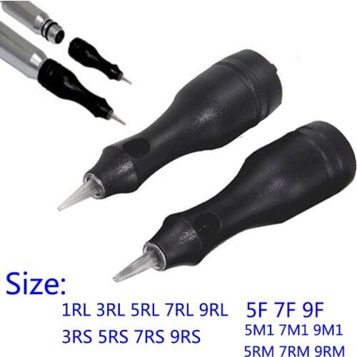 20pcs RL/RS/F M1/RM series permanent makeup needles machine pen embroidery piercing tattoo needle for eyebrow lips one-time