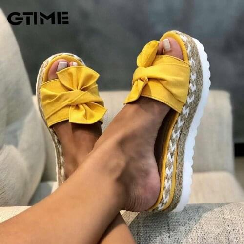 2021 Summer Fashion Sandals Shoes Women Bow Summer Sandals Slipper Indoor Outdoor Flip-flops Beach Shoes FemaleSlippers#SJPAE-37