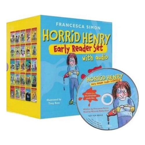 25 books Francesca Simon Horrid Henry Early Reader English Story Picture Books for Children Learn English Reading Books