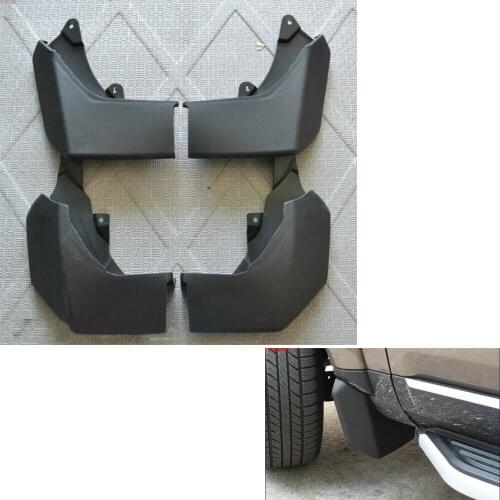 4 Pcs/set Mud Flaps Splash Guards Mudguards Fenders Protector For LR4 Discovery 4 2014 Car Styling Auto Accessories