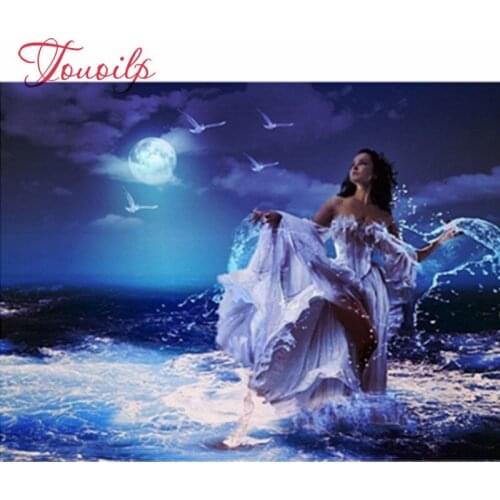 Diamant peinture pleine carré diamant broderie fille Portrait cristal peinture diamant mosaïque femme point de croix Kit