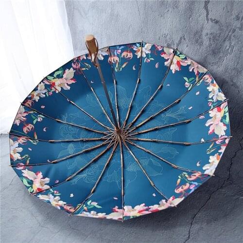 AWINPOP Wooden Umbrellas