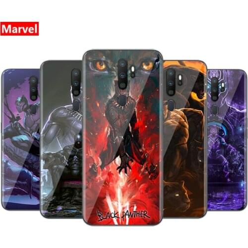 Marvel Super Hero Avengers Black Panther For OPPO Reno5 4 F K Z SE Lite Pro Plus 5G Soft TPU Silicone Phone Case