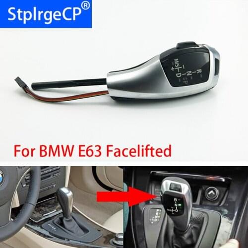 For BMW 6 Series 2004-2006 E63 Convertible Pre-LCI Facelifted LHD Automatic Updated Look LED Gear Shift Knob Car Parts