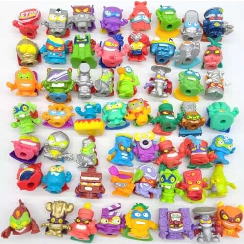 10-30PCS Superzings Action Figures Series super zings Garbage Rubber Figures Toy Collection Model Rubber Toy for Kids Gift