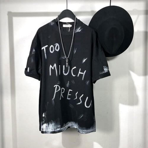 Owen seak Men T Shirt Mens Clothing Hip Hop Tops Tees High Street Summer Japanese Male Solid OverSized T Shirt