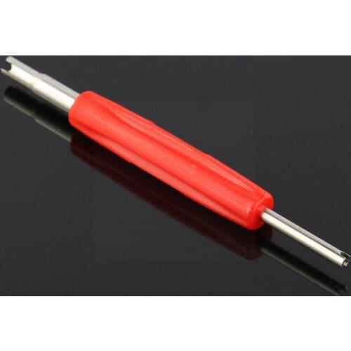VT06 Double-head Valve Core Installation Tool Car Tire Remover Bike Core Core Tire Valve Stem Remover Stem Screwdriver Valv W8P9