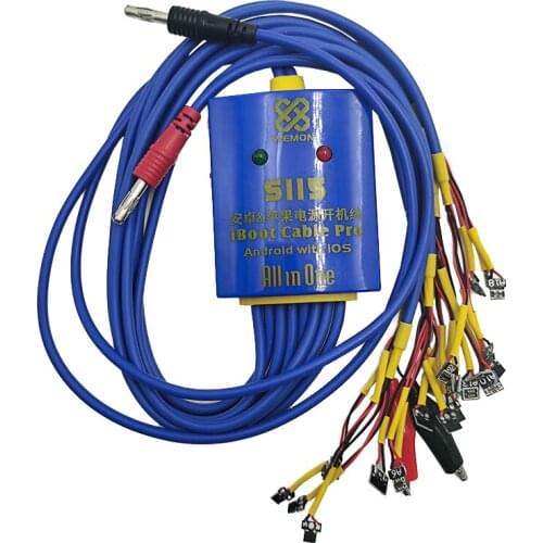 IBoot Cable Pro Android IOS Power Cable For iPhone 6-11ProMaxHuaweiOppoVivoSamsungXiaomiMotorola Battery Boot Repair Cable