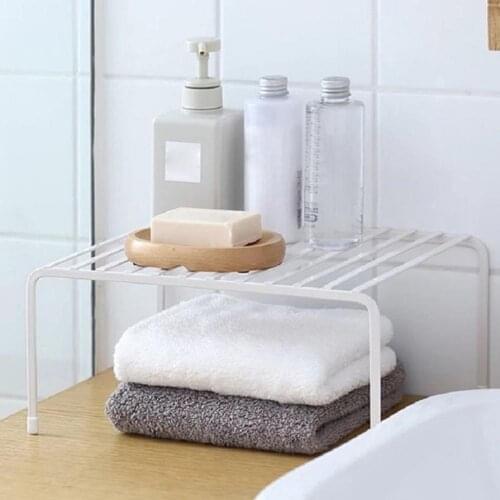 Kitchen Bowl Dish Storage Shelf Retractable Cupboard Spice Bottle Rack Organizer Bathroom Shelf Wheels Space Saving Organizer