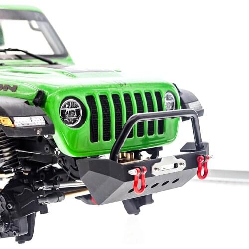 Metal Front Bumper Rear Bumper for 1/10 Axial SCX10 90046 TRX4 Defender RC Crawler Car Accessories Parts