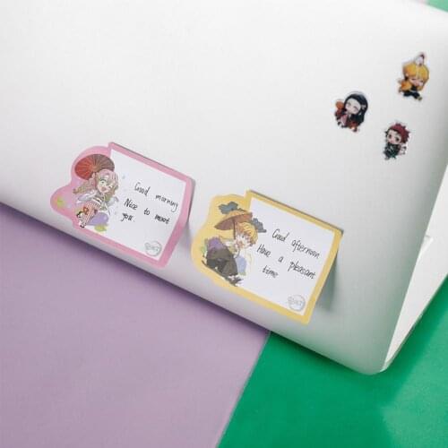 Ghost Destruction Blade Notes Posted It Planner Stickers School Stationery Supplies Paper I5K2