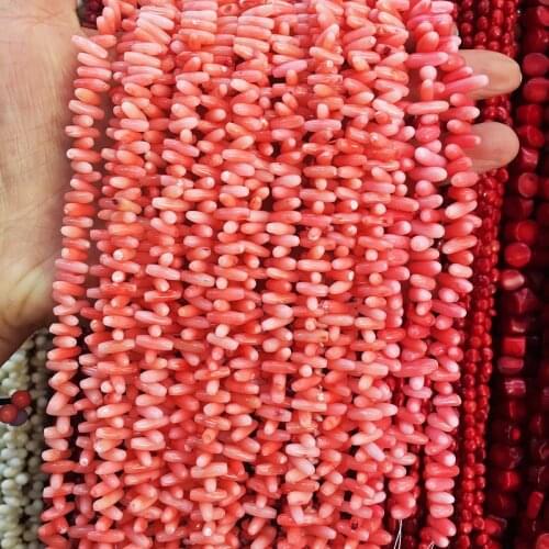 New Fashion Style Coral Loose Beads Red Color Size 3mmx9mm DIY Jewelry for Necklace Bracelet Sold Per Strand 15 Inch