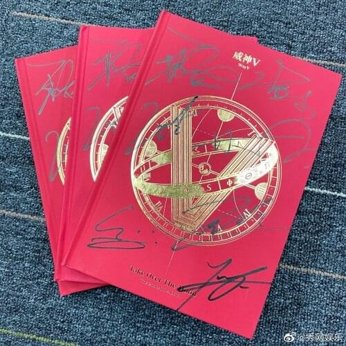 Hand signed WayV autographed TAKE OVER THE MOON mini2nd album free ship 112019