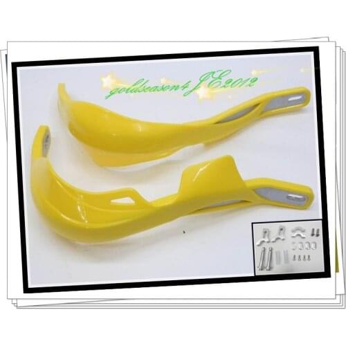Alloy Handguard Raptor Hand Guards for Suzuki RMZ250 RMZ450 DRZ400 RM250 7/8" Yellow