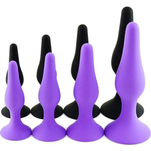 S/M/L/XL Silicone Anal Plug Butt Plug Anus Stimulation Prostate Massage Sex Toys for Women Men Gay Anal Dilator Sex Products