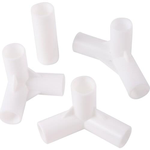 Inner diameter 16mm PVC Straight Connector Joint 90/120/135 Degree Tee Connector PVC Pipe Fitting DIY Tent Fixed Fittings 5 Pcs