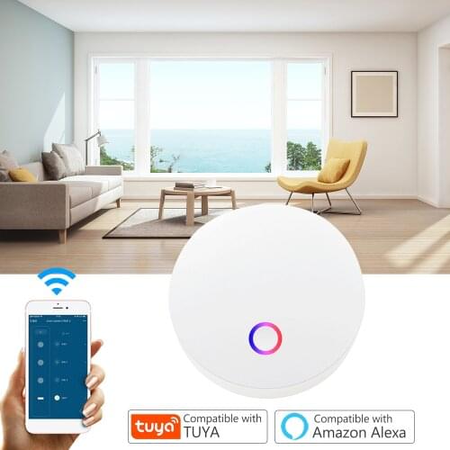 Wifi Gateway Smart Hub for Smart Thermometer Hygrometer for Alexa Google Home Tuya Zigbee App Remote Control Wi-Fi Bridg