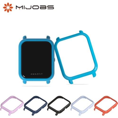 Protection Case Cover & Screen Protector Watch Slim Colorful Frame Case Cover Protect Shell 19Mar15 For Huami Amazfit Bip Younth