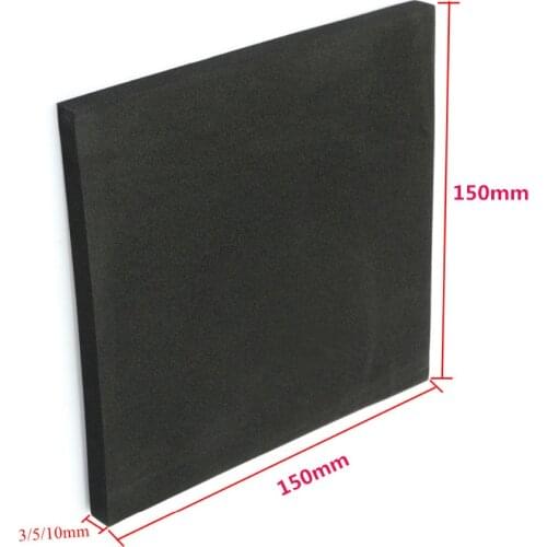 150x150mm 3/5/10mm ESD Anti Static Pin Insertion High Density Foam Soundproofing Foam Sound-Absorbing Noise Sponge Foams