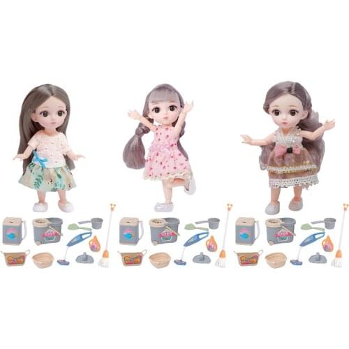 1:12 BJD Doll 12 Jointed Moveable Jointed Toy Girls Gift DIY Accessory