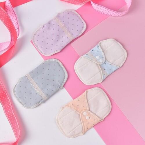 140mm Cotton Cloth Sanitary Menstrual Pads Reusable Washable Mama Menstrual Pad Feminine Hygiene Panty Liner
