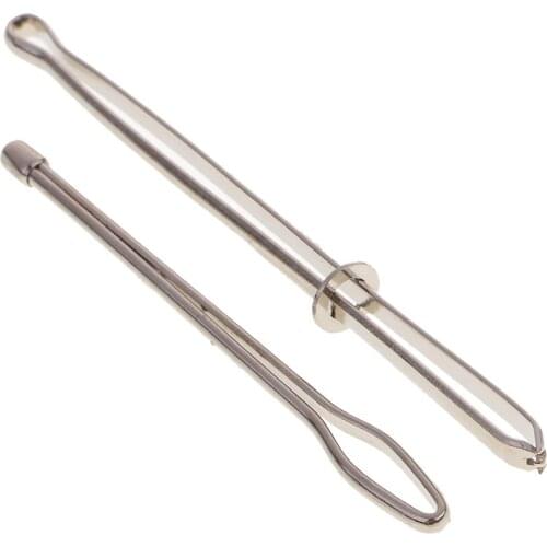 2x Bodkin Needle Pinch Thread Elastic Wool Rug Craft Repair Easy Insert Into