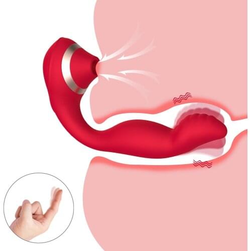 360 Bending Fixed Strong Finger Vibrator Sex Shop G-spot Vagina Stimulator Nipple Sucking Massager Pussy Sex Toys for Woman