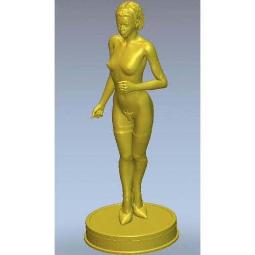 3d model relief for cnc or 3D printers in STL file format FigurePosingnude--4