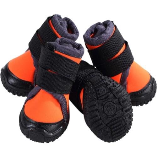 4 Pcs Small Medium Large Sized Dog Outdoor Sports Dog Boots Waterproof Climbing Nonslip Dog Shoes High Quality Puppy Outdoor