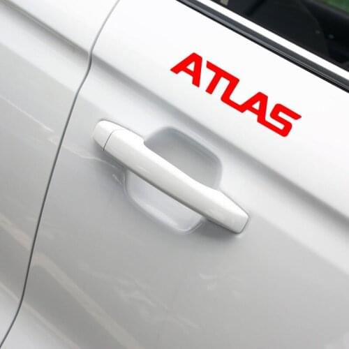 4 Pcs Window Vinyl Decals Car Styling Self Adhesive Emblem Car Stickers For Geely Atlas