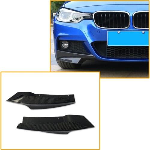For BMW 3 Series four-door sports model F30 F35 model Front Lip carbon fiber front angle 320 lim modification 2012-2015